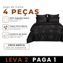 [LEVE 2 PAGUE 1] Jogo de Cama 4 Peças em Algodão e Malha Seda Gelo (Beleza e Conforto em Harmonia)